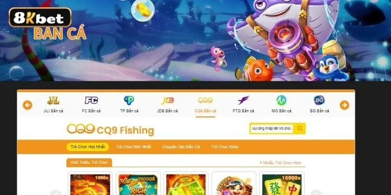 Bắn cá 8KBET