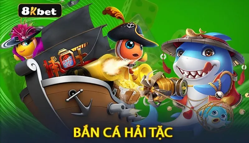 Bắn cá hải tặc được thiết kế với đồ họa 3D sắc nét và sống động