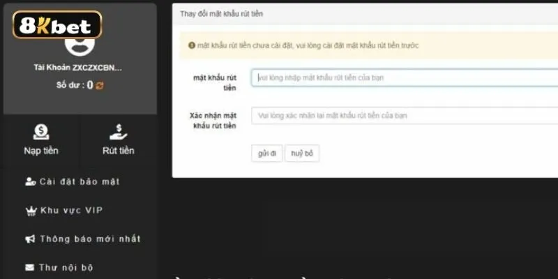 Nhập thông tin giao dịch